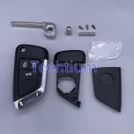 3 button remote flip key shell for Buick Excelle,Chevrolet Cavalier,Sail